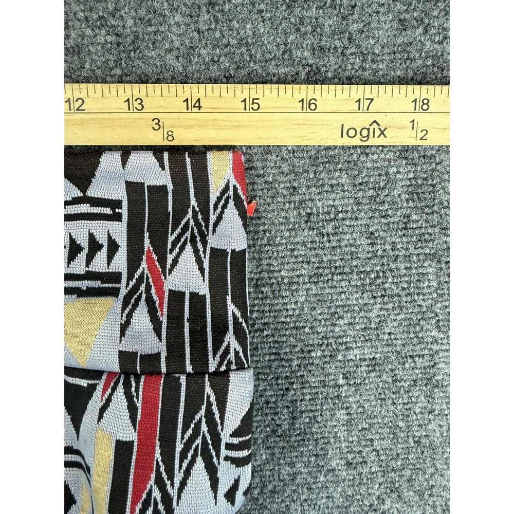 Lularoe Aztec Geometric Medium Cassie Pencil Skirt Gray Boho Office NEW! - Picture 9 of 9